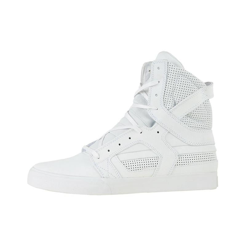 Buty Supra SKYTOP II - Sneakersy Wysokie Męskie - Białe (RPXO-98615)